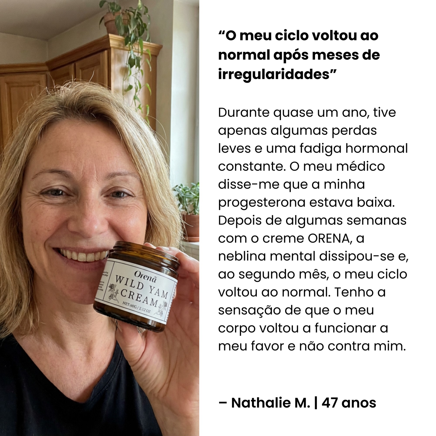 Creme Wild Yam para Equilíbrio Hormonal – Conforto Natural Feminino