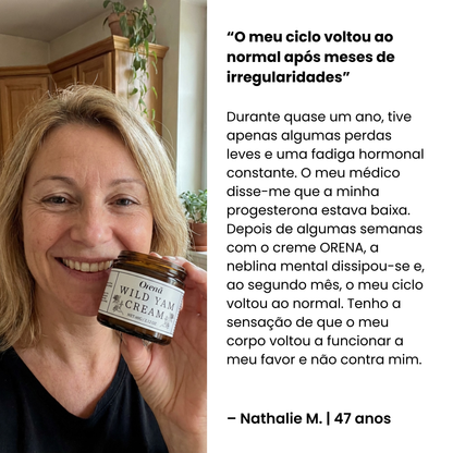 Creme Wild Yam para Equilíbrio Hormonal – Conforto Natural Feminino
