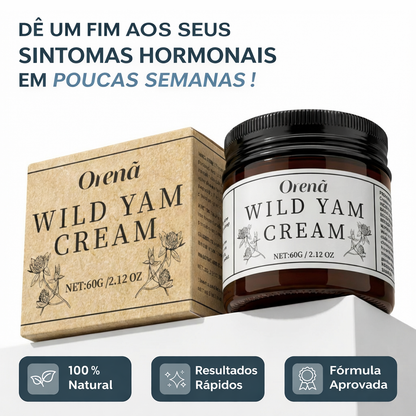 Creme Wild Yam para Equilíbrio Hormonal – Conforto Natural Feminino
